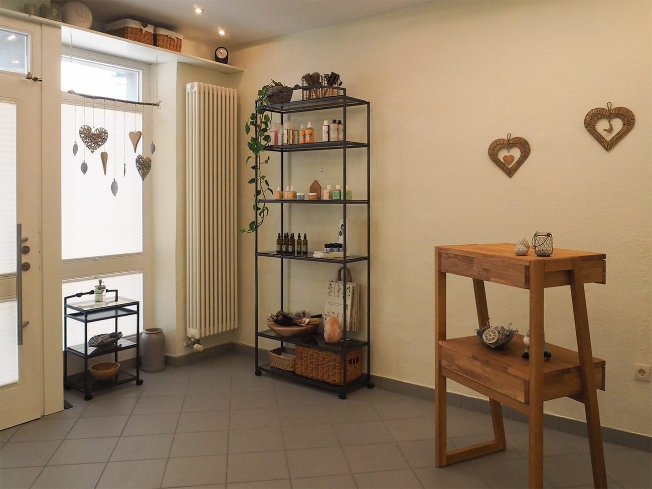 Eingangsbereich des Salons in der Wilhelmstraße 20